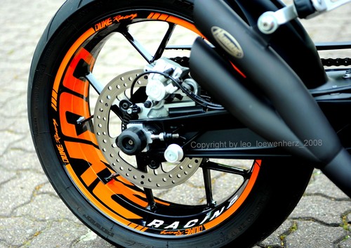 Ktm duke 690 wheel - duke, sticker
