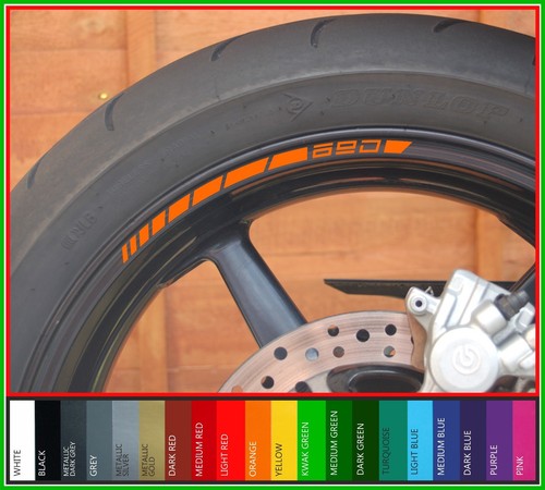 Ktm 690 wheel rim stickers - ktm,