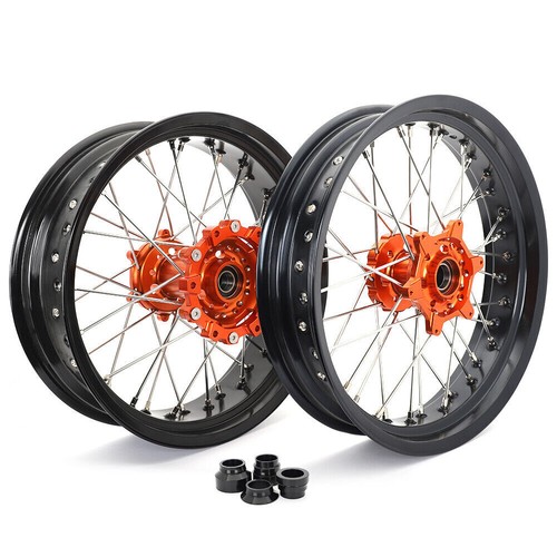 0 supermoto wheels - 17"x3.5/5.0,